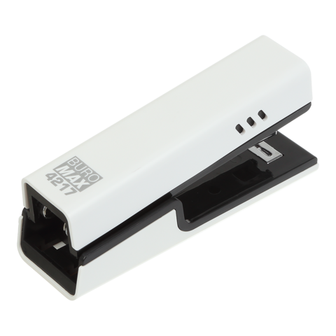 Степлер пластиковий 20арк., (скоби №24; 26), білий, BM.4217-12 BUROMAX